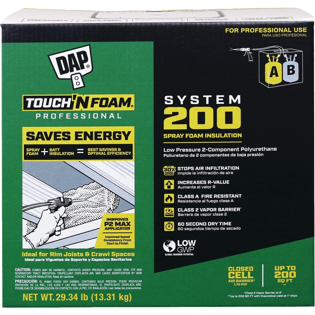 DAP Touch 'n Foam Professional Low GWP System 200 Foam Insulation Kit - photo 2 DAP Touch 'n Foam Professional Low GWP System 200 Foam Insulation Kit - photo 2
