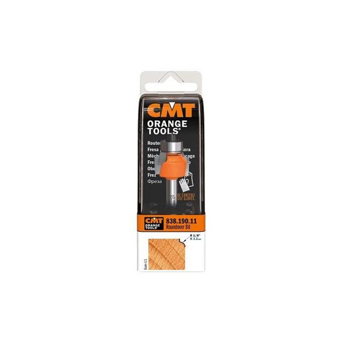 CMT Orange Tools 1/8 In. 1/4 In. Shank Roundover Router Bit - photo 2