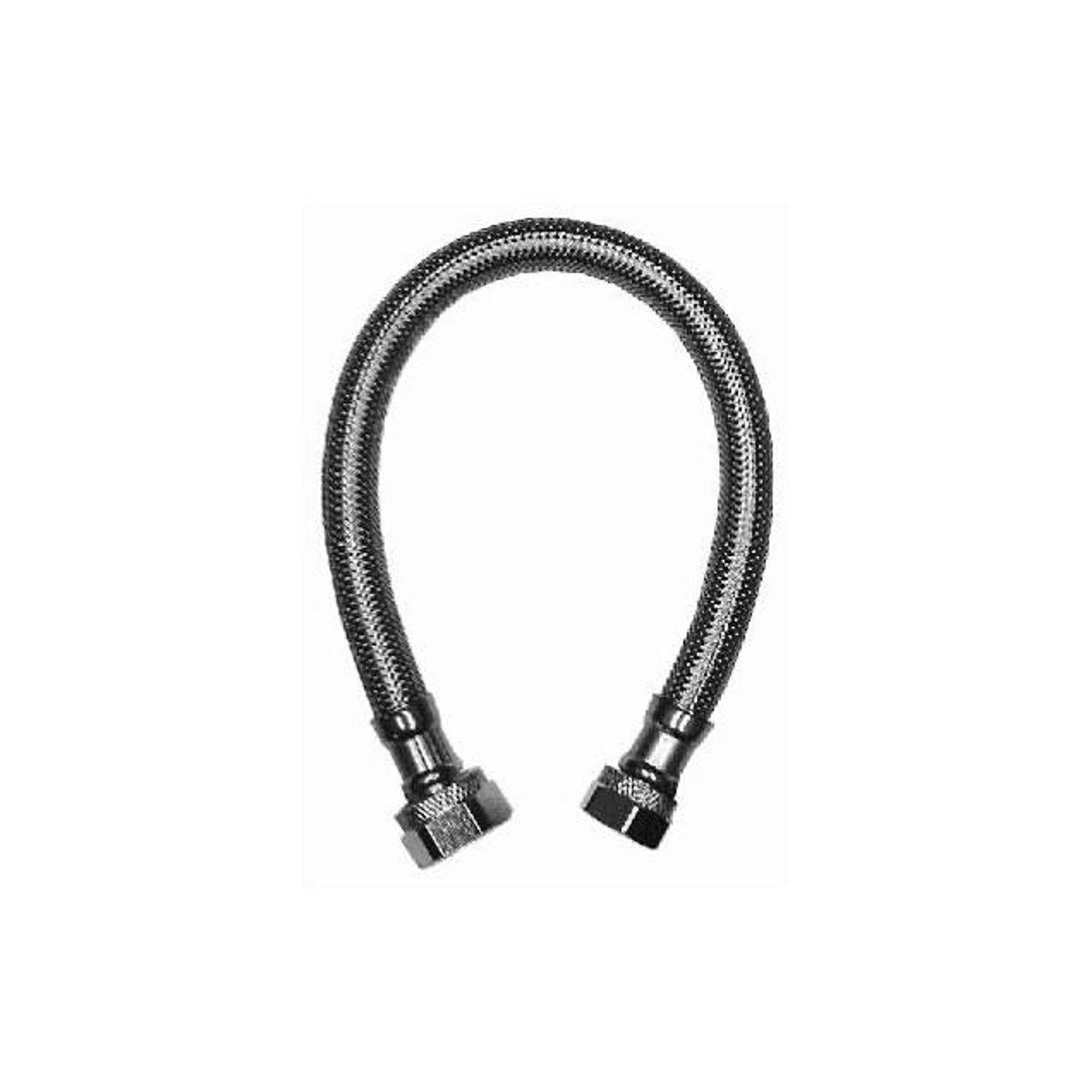 Homewerks Worldwide 1/2 Compression x 1/2 FIP x 20 In. Stainless Steel Faucet Connector