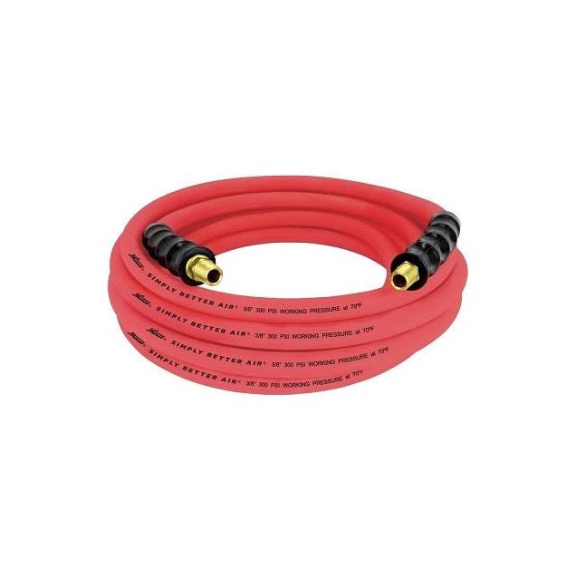 Milton 1/4 In. NPT x 25 Ft. Ultra Lightweight Rubber Air Hose