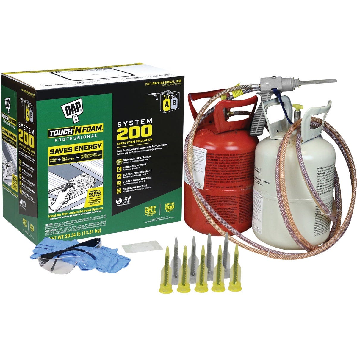 DAP Touch 'n Foam Professional Low GWP System 200 Foam Insulation Kit DAP Touch 'n Foam Professional Low GWP System 200 Foam Insulation Kit