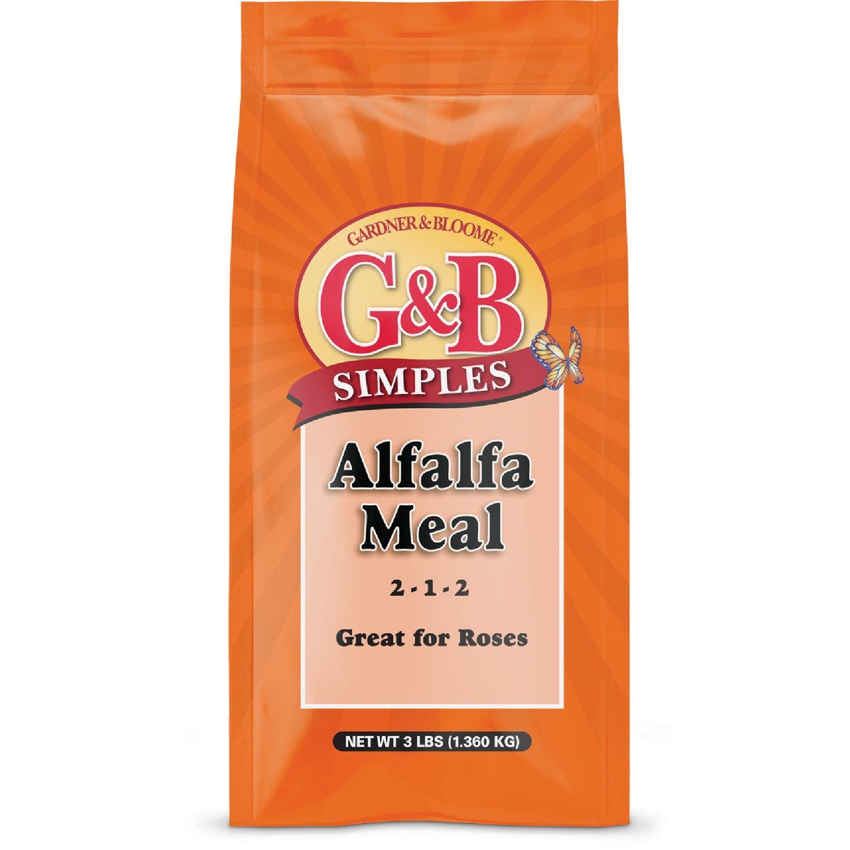 G&B Simples 3 Lb. 2-1-2 Alfalfa Meal