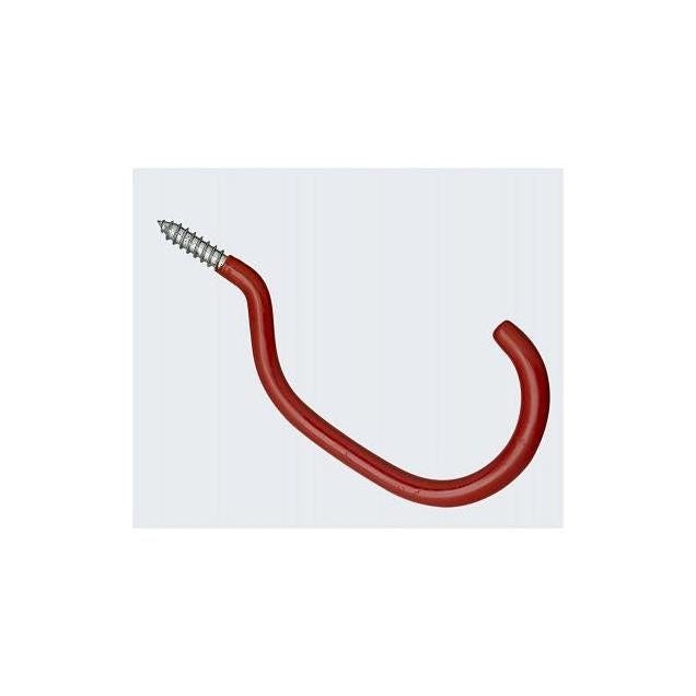 National Hardware Red Vinyl Coated Steel Bicycle Hook National Hardware Red Vinyl Coated Steel Bicycle Hook