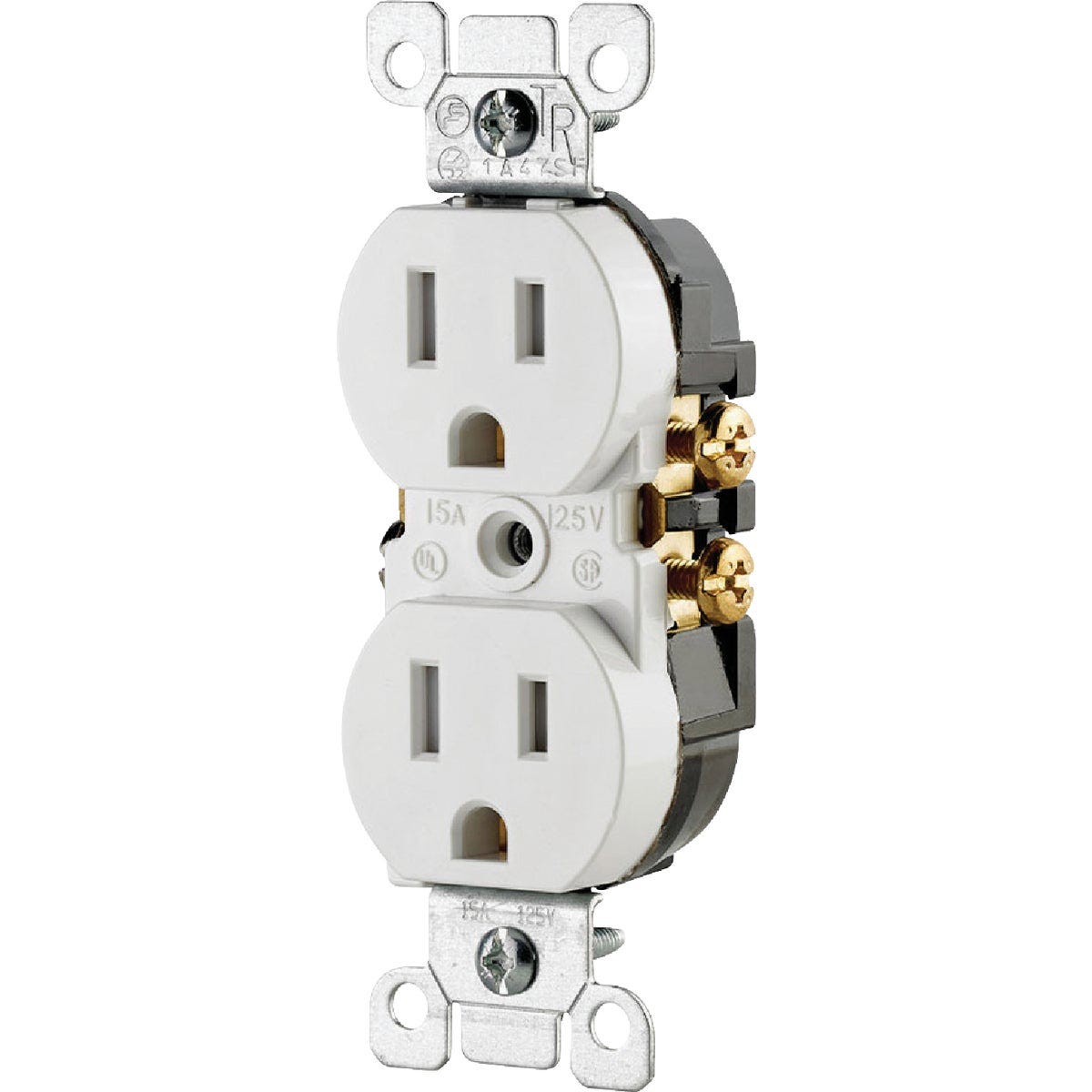Leviton 15A White Tamper Resistant 5-15R Duplex Outlet (10-Pack) - photo 2 Leviton 15A White Tamper Resistant 5-15R Duplex Outlet (10-Pack) - photo 2