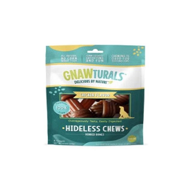 Gnawturals Chicken Flavor Hideless Ribbed Bone Dog Treat Gnawturals Chicken Flavor Hideless Ribbed Bone Dog Treat