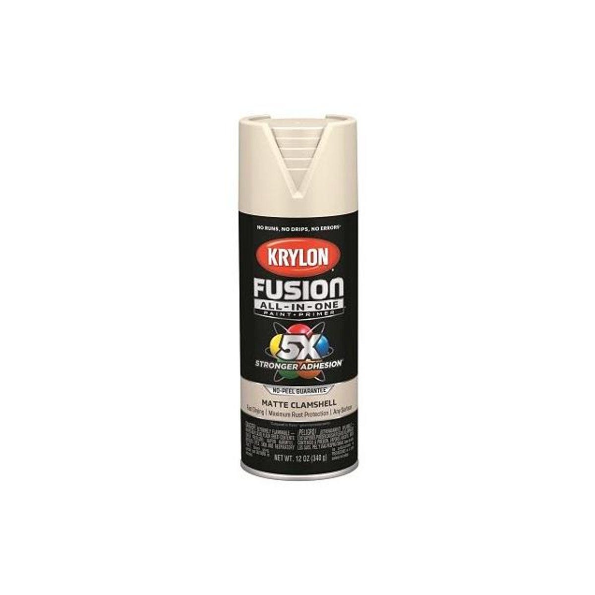 Krylon Fusion All-In-One 12 Oz. Matte Spray Paint, Clamshell Krylon Fusion All-In-One 12 Oz. Matte Spray Paint, Clamshell