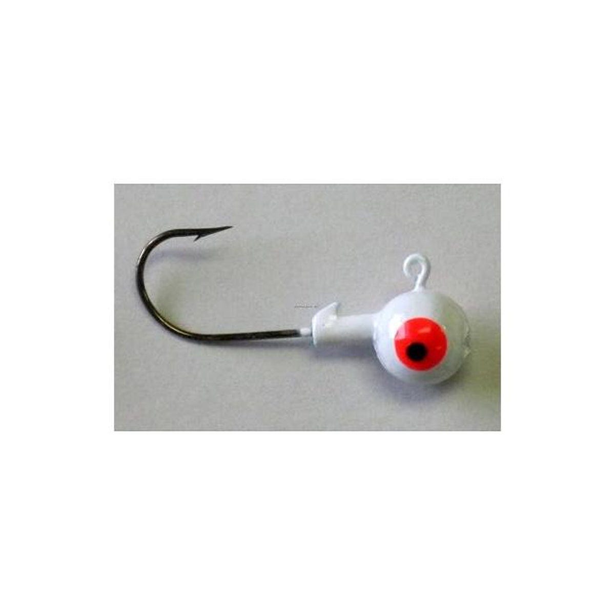 Big Rock Sports Size 1 1/4 Oz. White Round Head Jig Head Hooks (10-Pack) Big Rock Sports Size 1 1/4 Oz. White Round Head Jig Head Hooks (10-Pack)