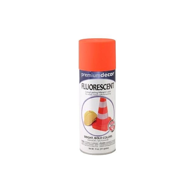 EasyCare Premium Decor 11 oz. Fluorescent Spray Paint, Blazing Orange