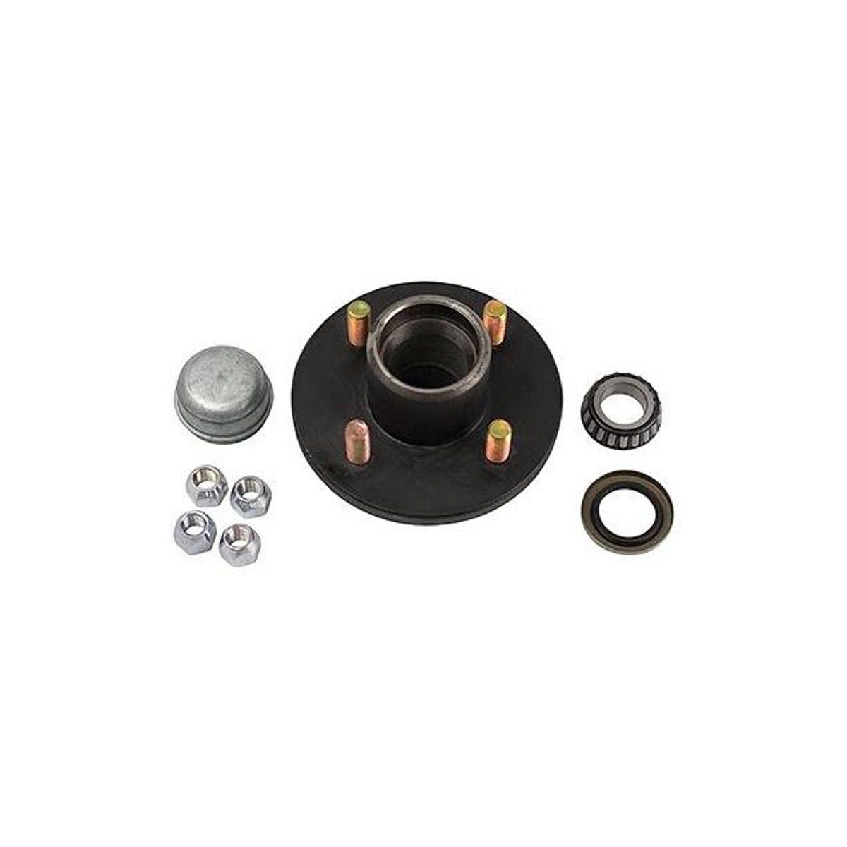 Uriah BT8 Spindle Replacement 4-Bolt Trailer Wheel Hub Kit Uriah BT8 Spindle Replacement 4-Bolt Trailer Wheel Hub Kit