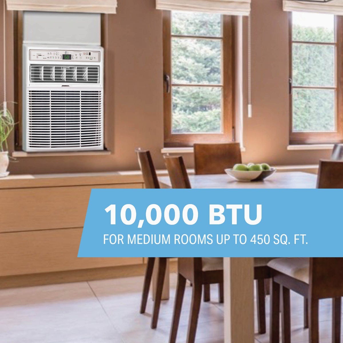 Perfect Aire 10,000 BTU 450 Sq. Ft. Slider Or Casement Window Air Conditioner with Remote Control - photo 6 Perfect Aire 10,000 BTU 450 Sq. Ft. Slider Or Casement Window Air Conditioner with Remote Control - photo 6