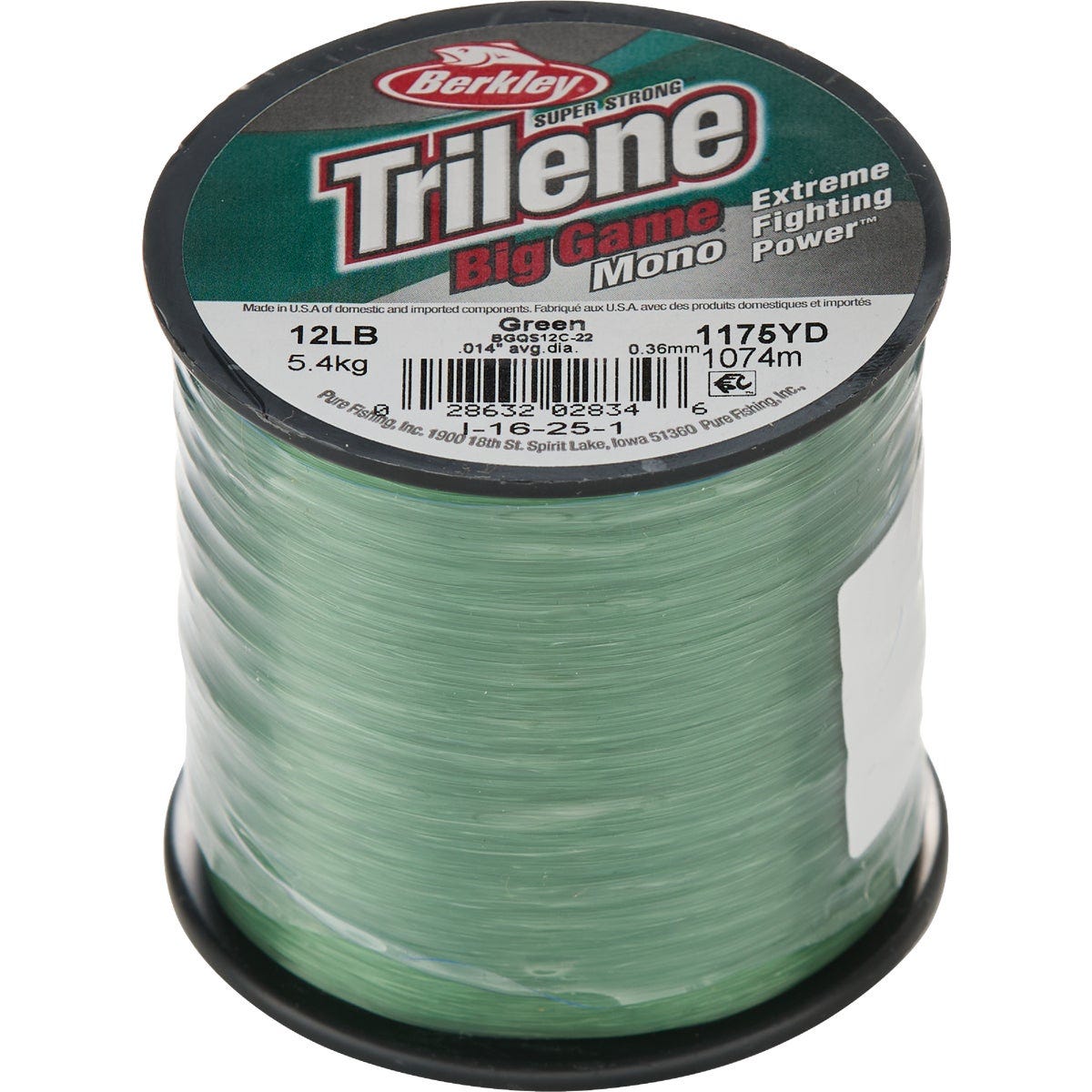 berkley 12lb fishing line Berkley Trilene Big Game 12lb / Green