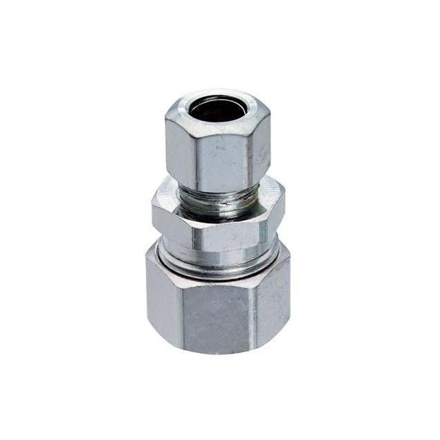 Plumb Pak 1/2 In. Copper x 3/8 In. OD Brass Compression Straight Connector