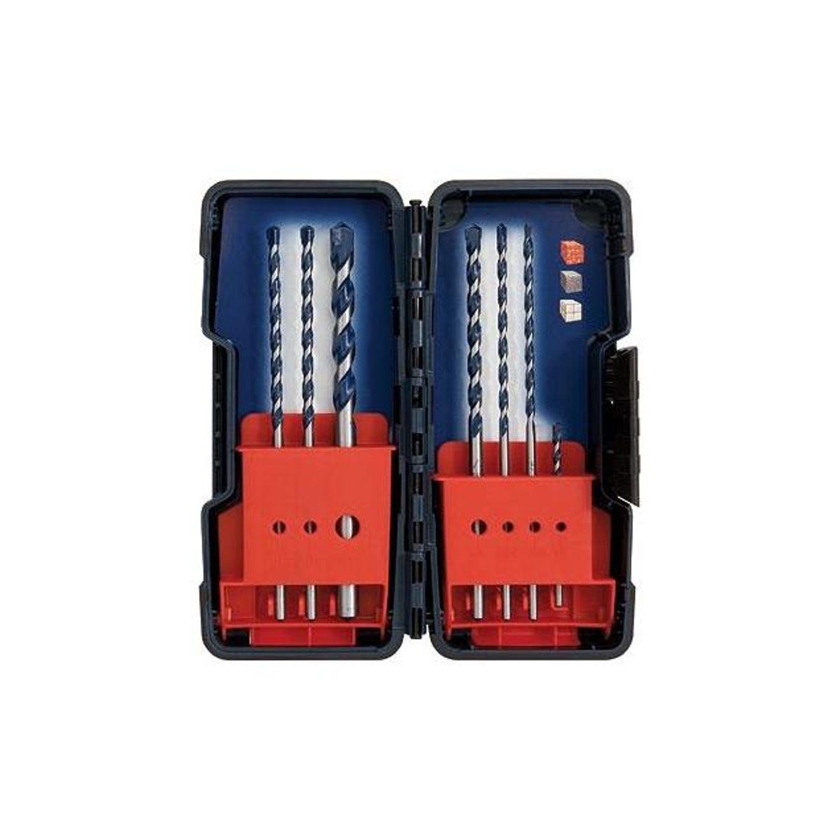 Bosch 7-Piece Blue Granite Hammer Drill Masonry Bits