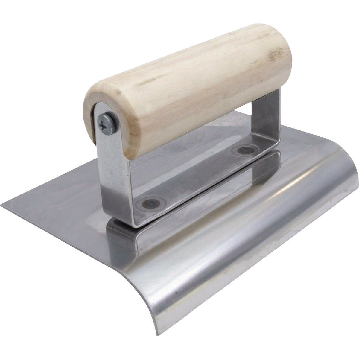 Marshalltown QLT 6 In. x 4 In. Stainless Steel Concrete Edger with Wood Handle - photo 2 Marshalltown QLT 6 In. x 4 In. Stainless Steel Concrete Edger with Wood Handle - photo 2