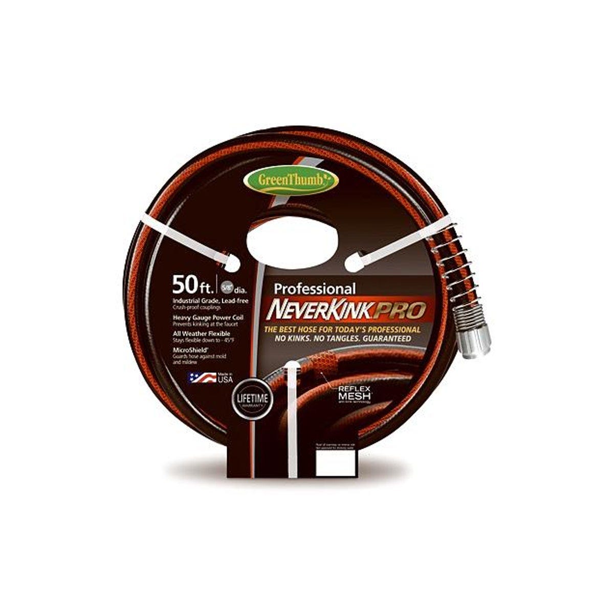 NeverKink Pro Commercial-Duty 5/8 In. x 50 Ft. Garden Hose