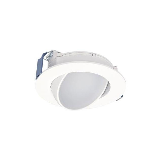 Cooper Lighting 4 In. White Flange LED Recessed Ceiling Light Cooper Lighting 4 In. White Flange LED Recessed Ceiling Light
