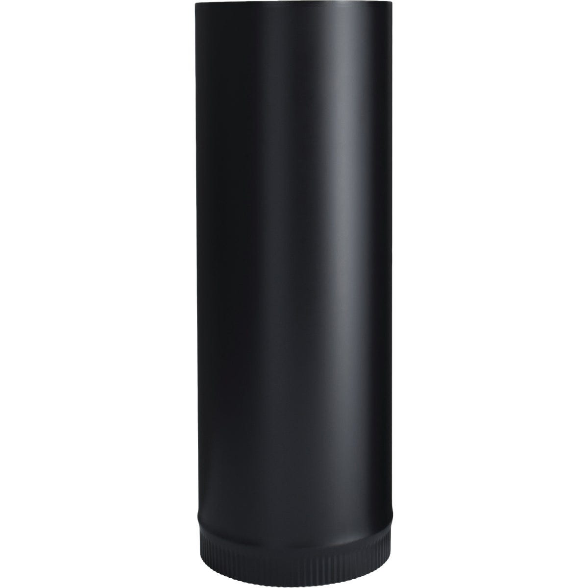 Imperial Snaplock 8 In. x 24 In. 1200 F Black Stove Pipe