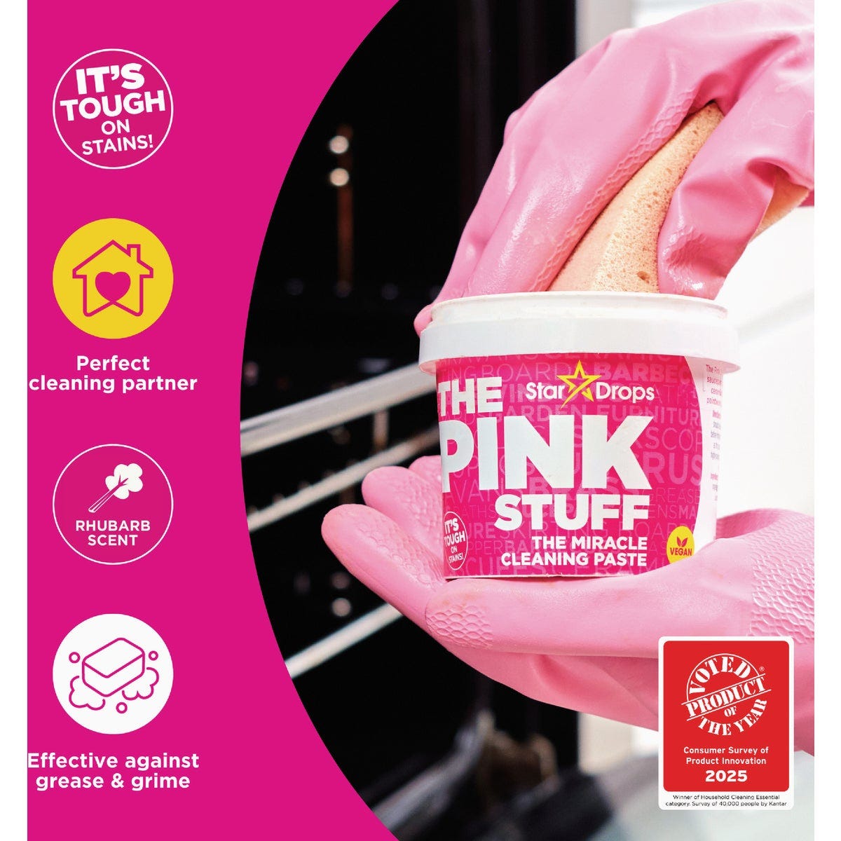 The Pink Stuff 17.6 Oz. Miracle All Purpose Cleaning Paste - photo 4