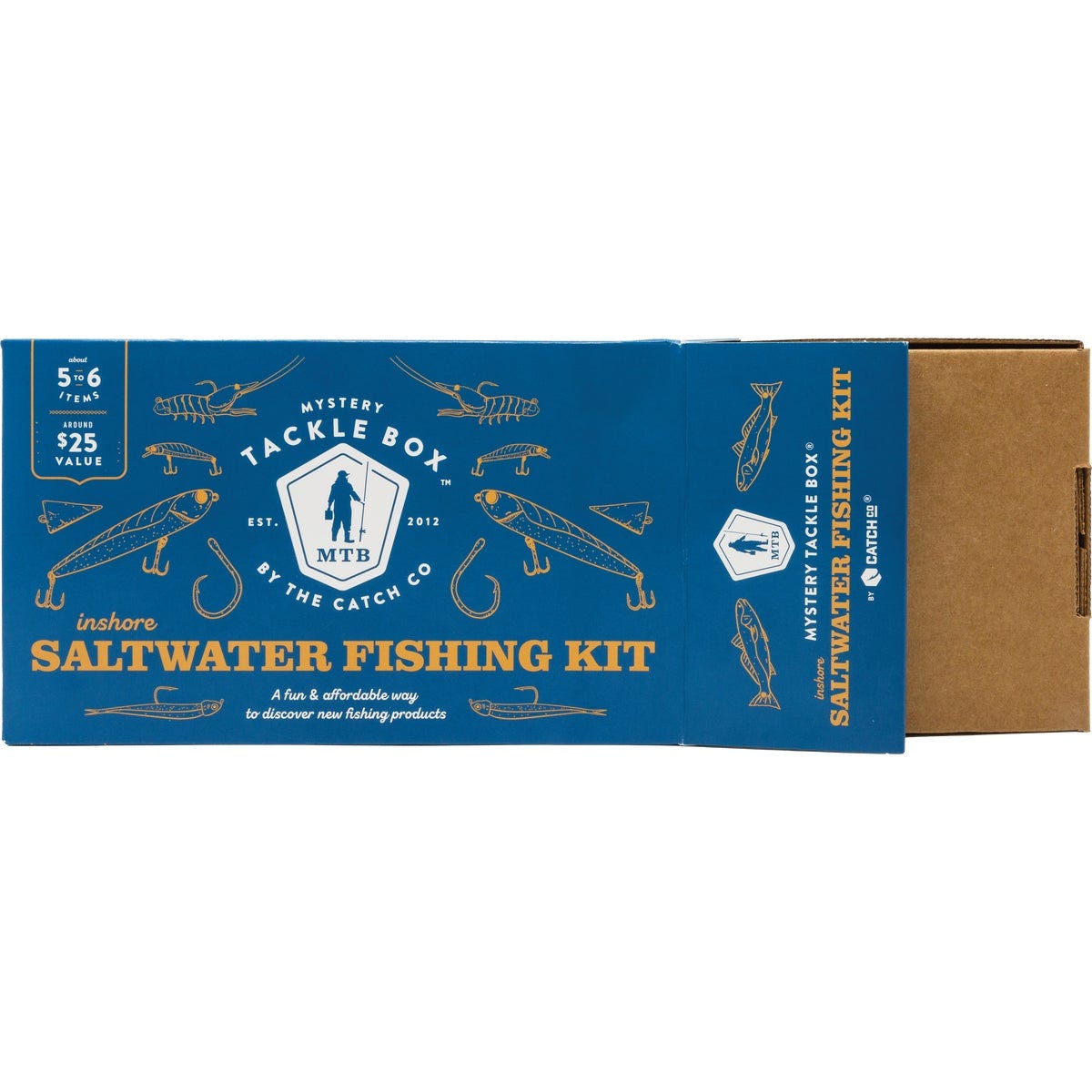 Mystery Tackle Box Inshore Salt Regular Lead Free Fishing Kit Mystery Tackle Box Inshore Salt Regular Lead Free Fishing Kit