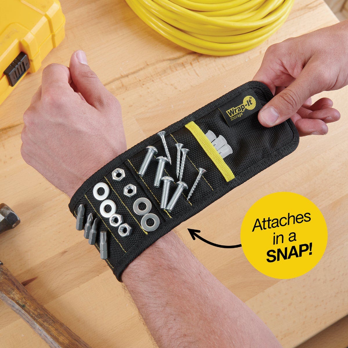 Wrap-It Storage MagSnap Magnetic Wristband - photo 3 Wrap-It Storage MagSnap Magnetic Wristband - photo 3