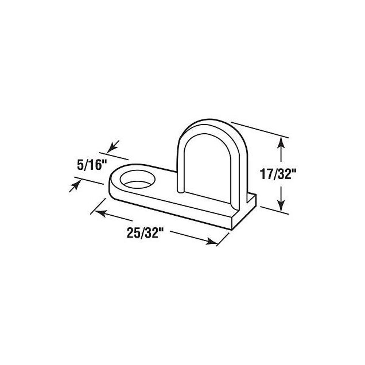 Prime-Line Diecast Flush Window Screen Clips (8-Pack) - photo 2 Prime-Line Diecast Flush Window Screen Clips (8-Pack) - photo 2