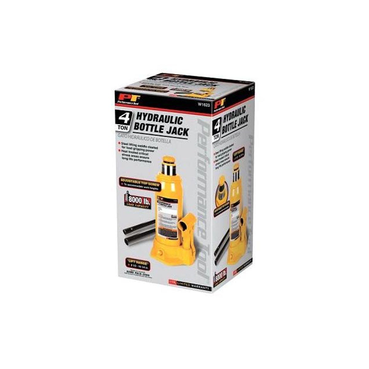 Performance Tool 4-Ton Hydraulic Bottle Jack - photo 2