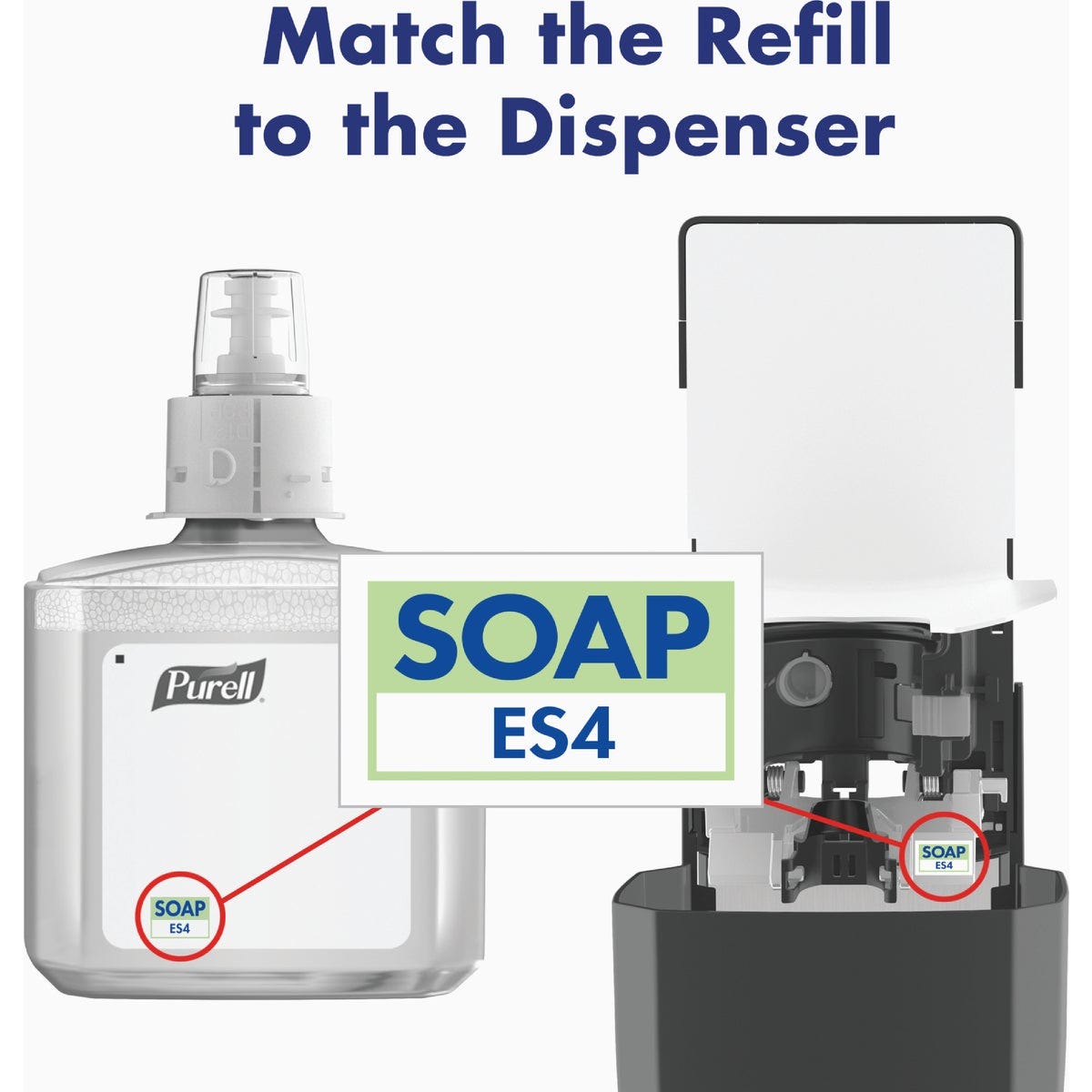 PURELL ES4 1200mL Manual Wall-Mounted Hand Soap Dispenser, Graphite - photo 6