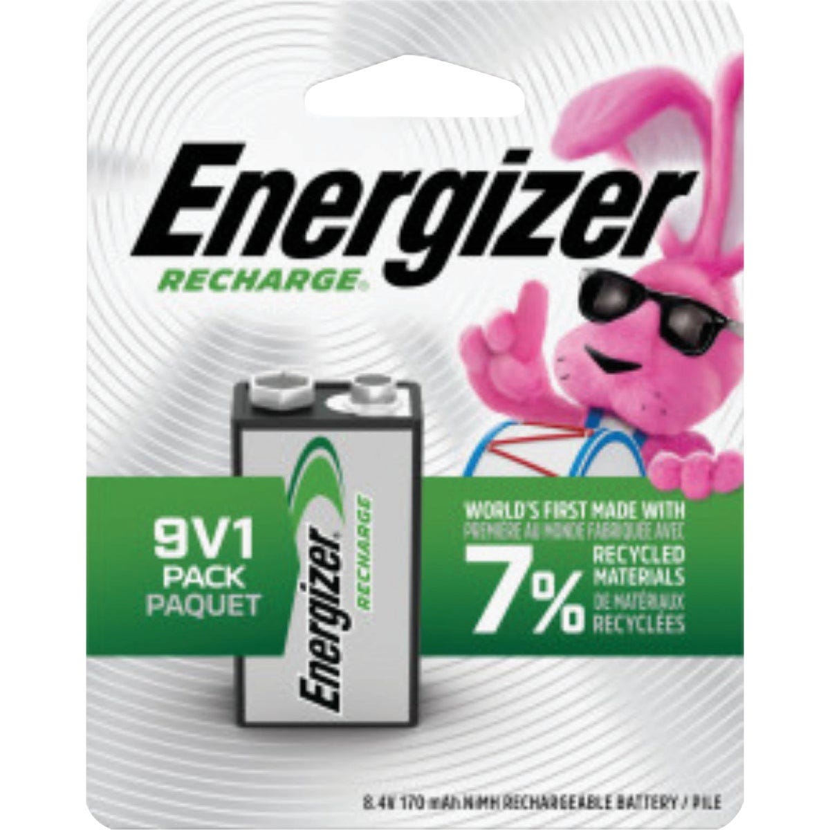 Energizer Recharge 9V Rechargeable Battery Energizer Recharge 9V Rechargeable Battery