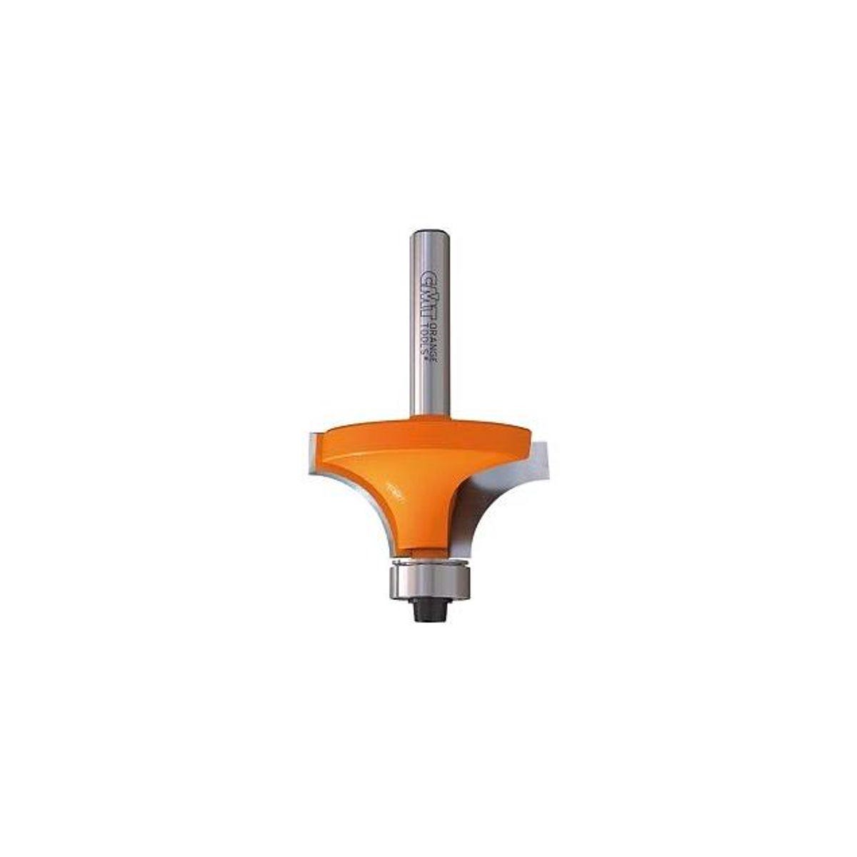 CMT Orange Tools 1/2 In. 1/4 In. Shank Roundover Router Bit