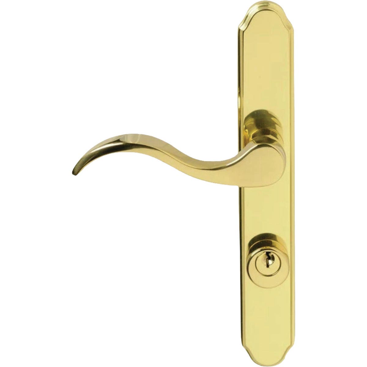 Wright Serenade Polished Brass Keyed Mortise Deadbolt & Door Lever Lockset Wright Serenade Polished Brass Keyed Mortise Deadbolt & Door Lever Lockset