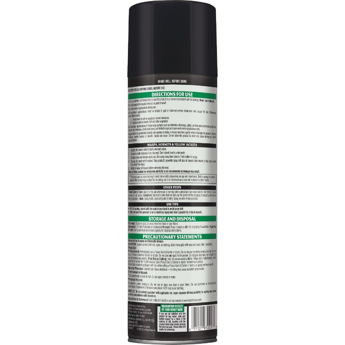 Spectracide 18.5 Oz. Aerosol Spray Wasp & Hornet Killer3 - photo 2