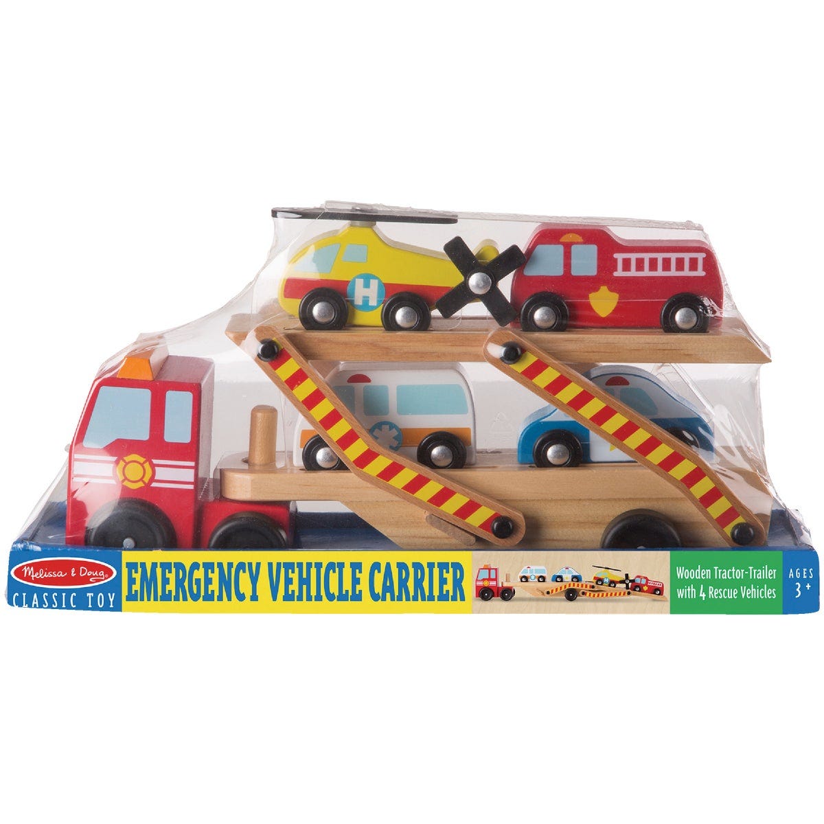 Melissa & Doug Wood Emergency Vehicle Carrier - photo 4