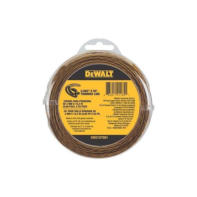 DeWalt .080 In. x 50 Ft.Grass String Trimmer Line DeWalt .080 In. x 50 Ft.Grass String Trimmer Line