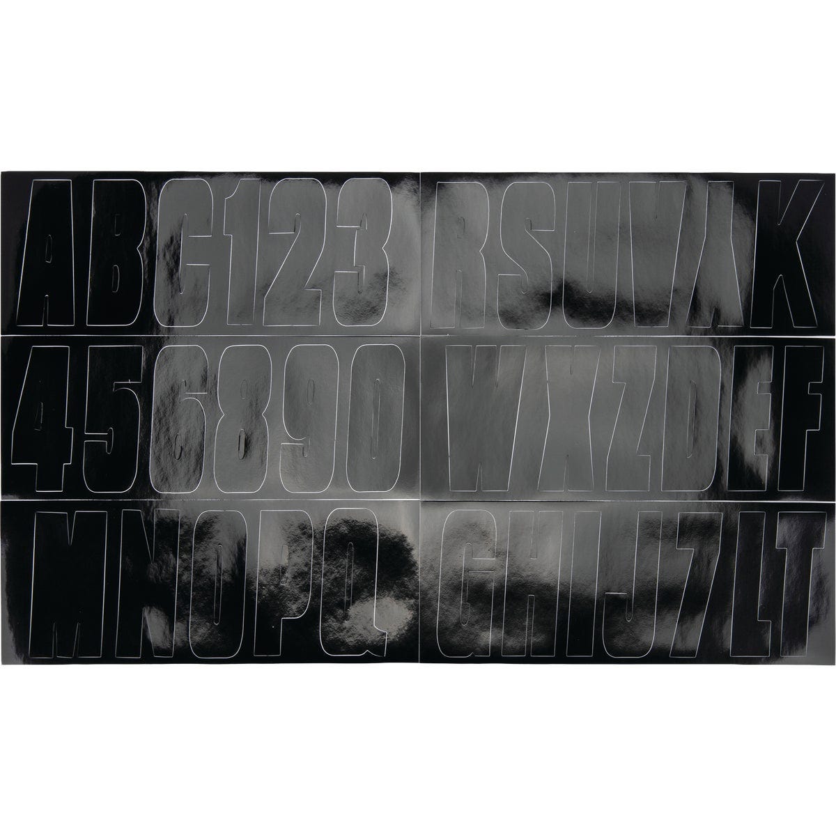 Seachoice 3-1/4 In. Black Solid Vinyl Letter & Number Kit - photo 2 Seachoice 3-1/4 In. Black Solid Vinyl Letter & Number Kit - photo 2
