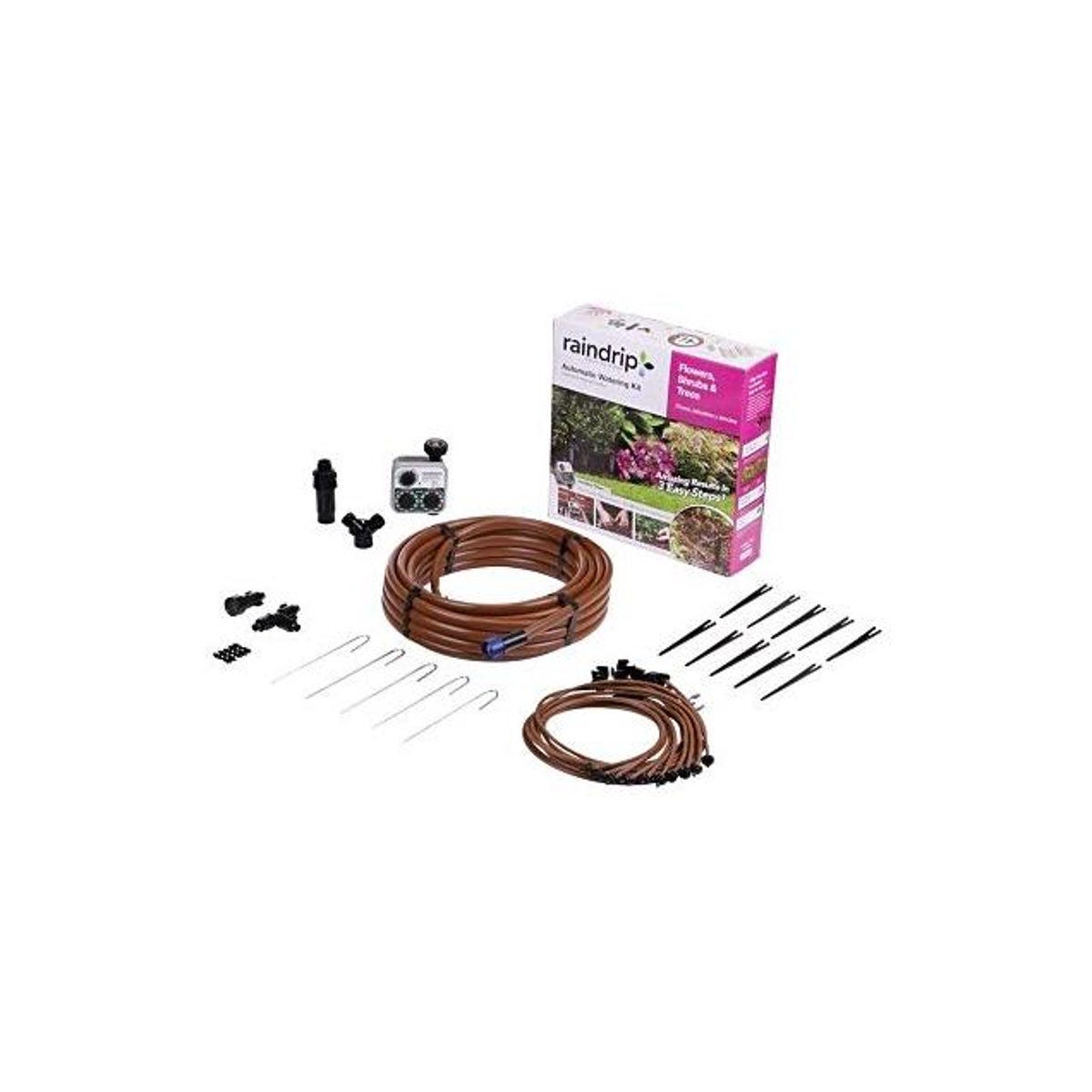 Raindrip Flower, Shrub, & Tree Watering Kit With Timer Raindrip Flower, Shrub, & Tree Watering Kit With Timer