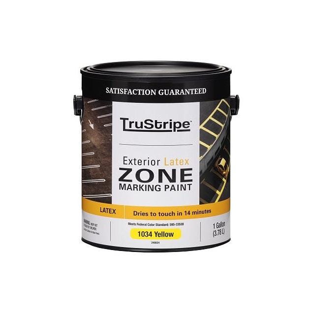 Painter's Select Specialty Yellow Flat Latex Zone Marking Paint, 1 Gal.