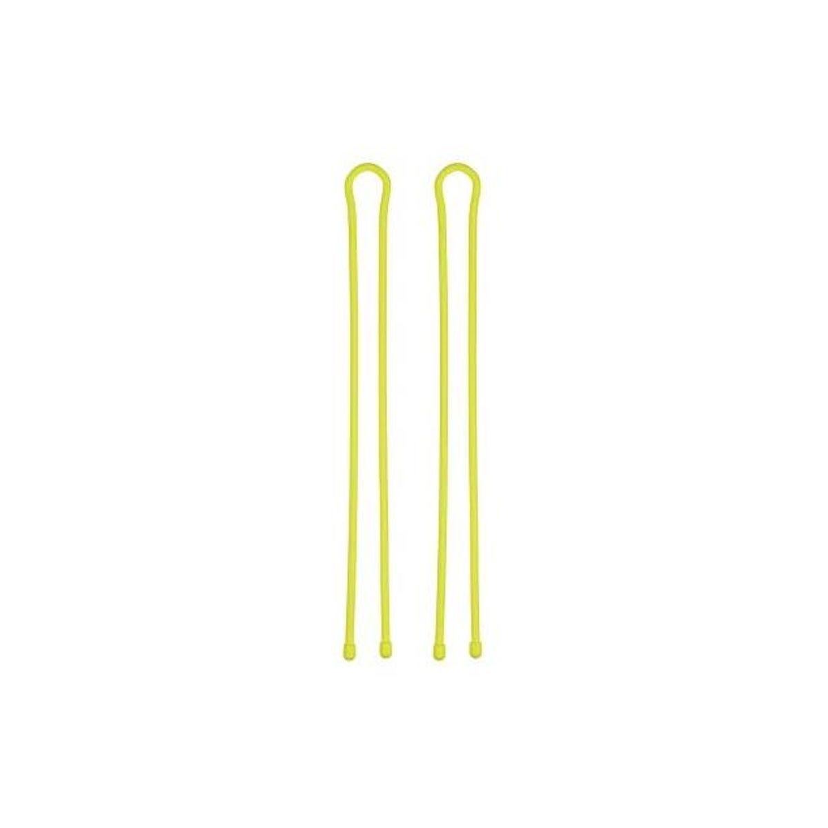 Nite Ize 32 In. Gear Tie Reusable Rubber Twist Tie, Neon Yellow (2-Pack) - photo 2