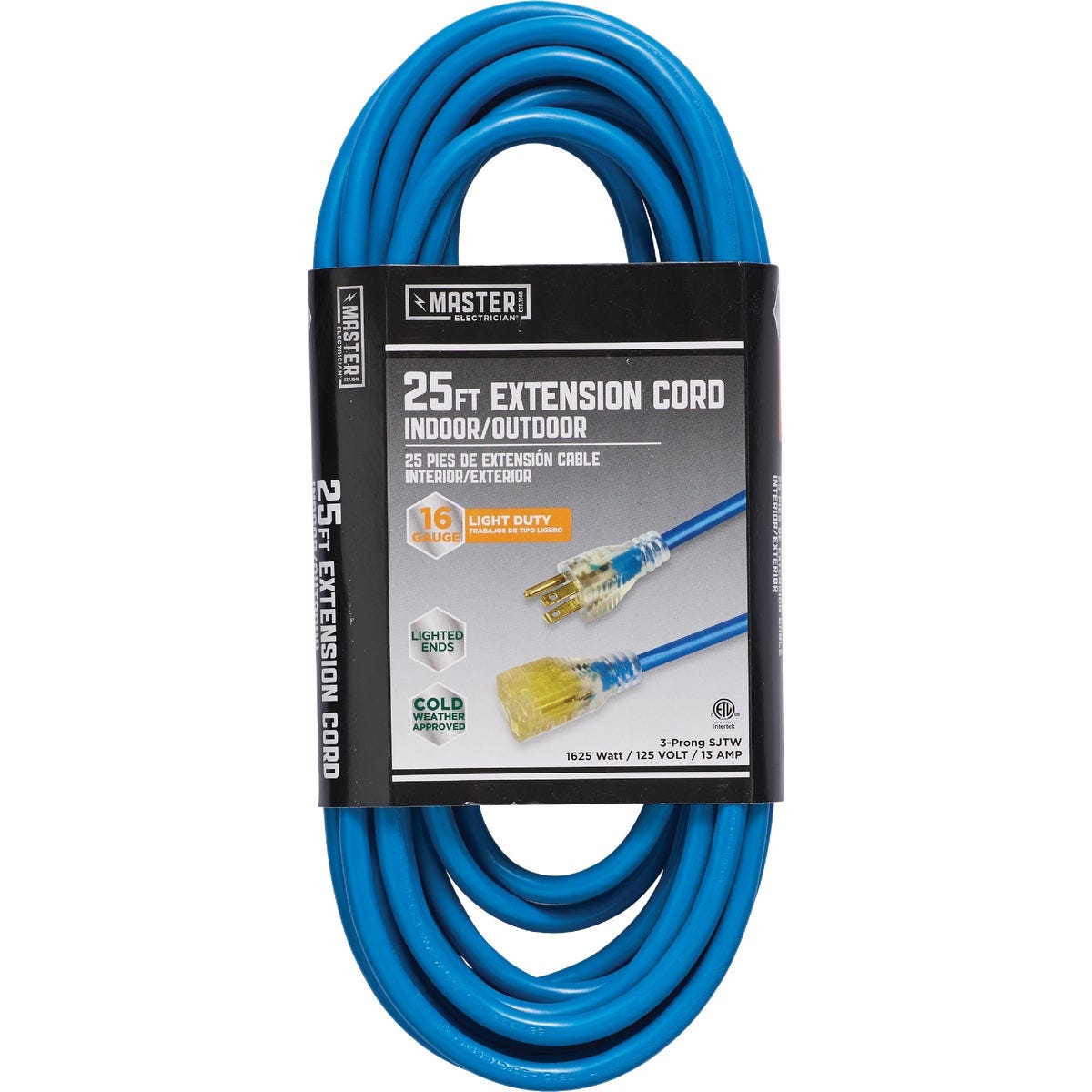 Master Electrician 25 Ft. 16/3 Industrial Outdoor Extension Cord Master Electrician 25 Ft. 16/3 Industrial Outdoor Extension Cord