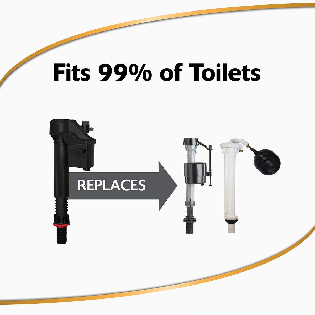 Korky 2X Long Life Universal Toilet Fill Valve - photo 4 Korky 2X Long Life Universal Toilet Fill Valve - photo 4