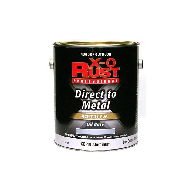 EasyCare X-O Rust 1 Gal. Gloss Aluminum Interior/Exterior Oil-Base Anti-Rust Enamel