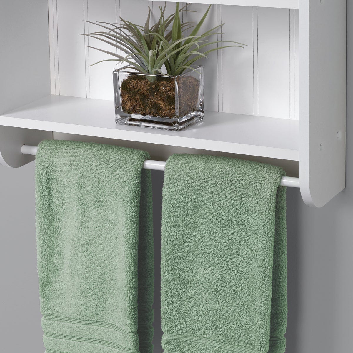 Zenith Country Cottage White 21-5/8 In. W. x 6-3/4 In. D. x 25-3/4 In. H. Wall Bath Cabinet - photo 5