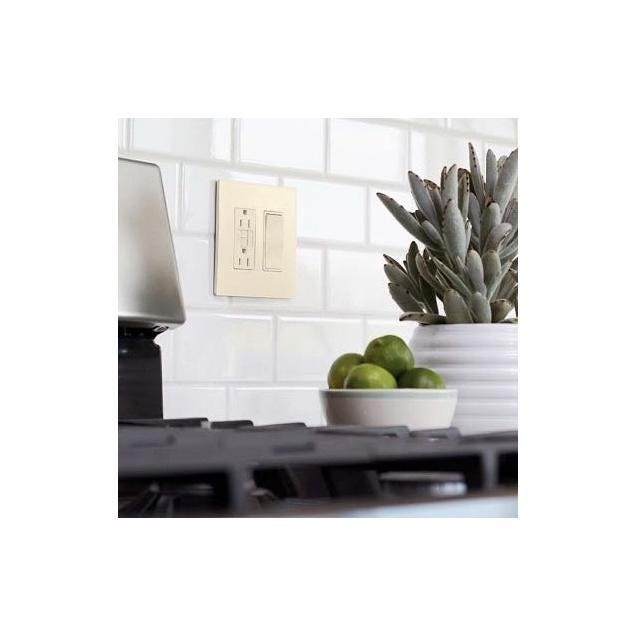 Radiant Light Almond 2-Gang Screwless Wall Plate - photo 2 Radiant Light Almond 2-Gang Screwless Wall Plate - photo 2