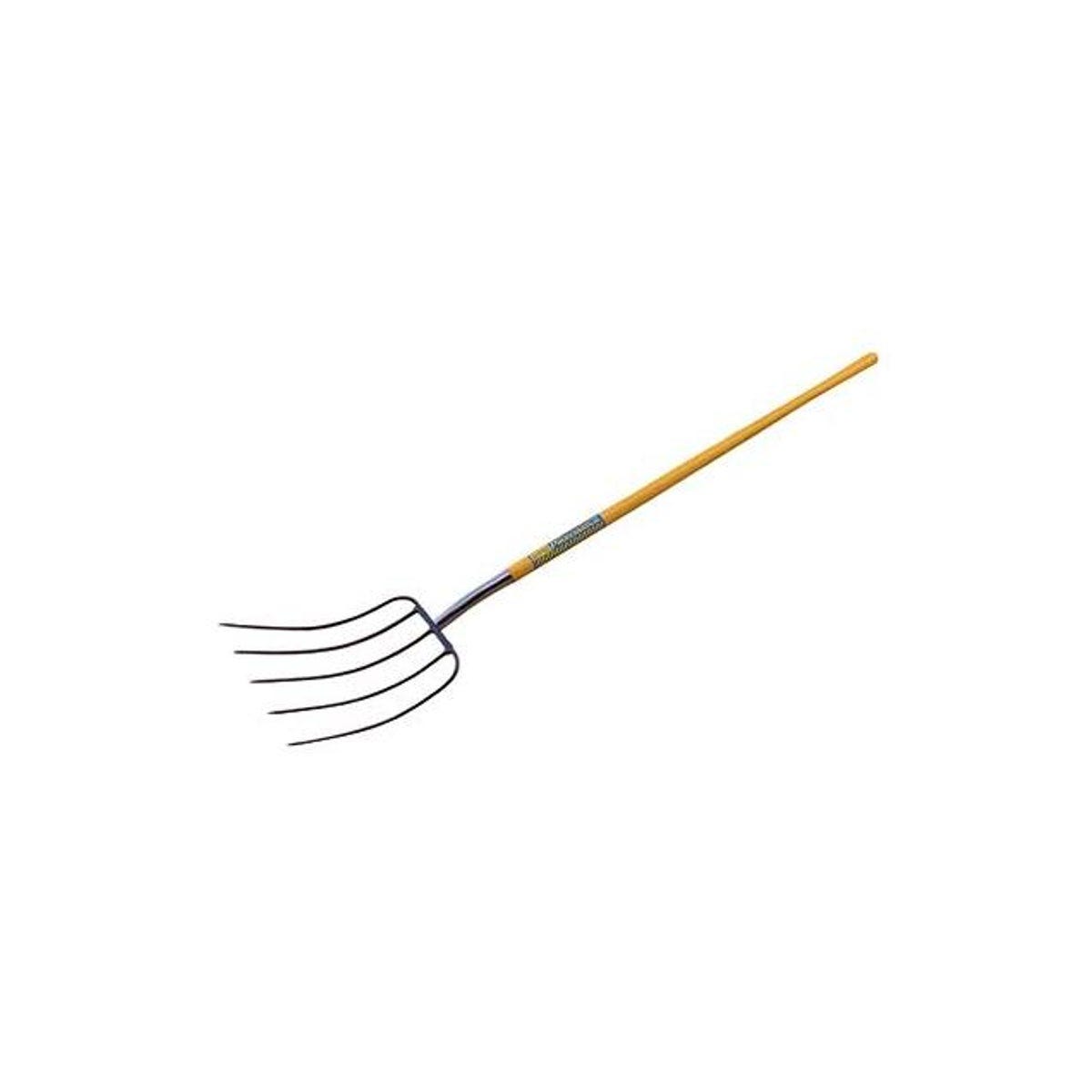 Seymour 5-Tine Steel Head Barley Straw Fork Seymour 5-Tine Steel Head Barley Straw Fork
