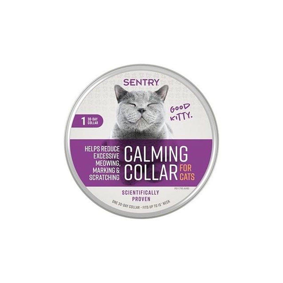 Sentry 30-Day Pheromone Release Calming Collar for Cats and Kittens