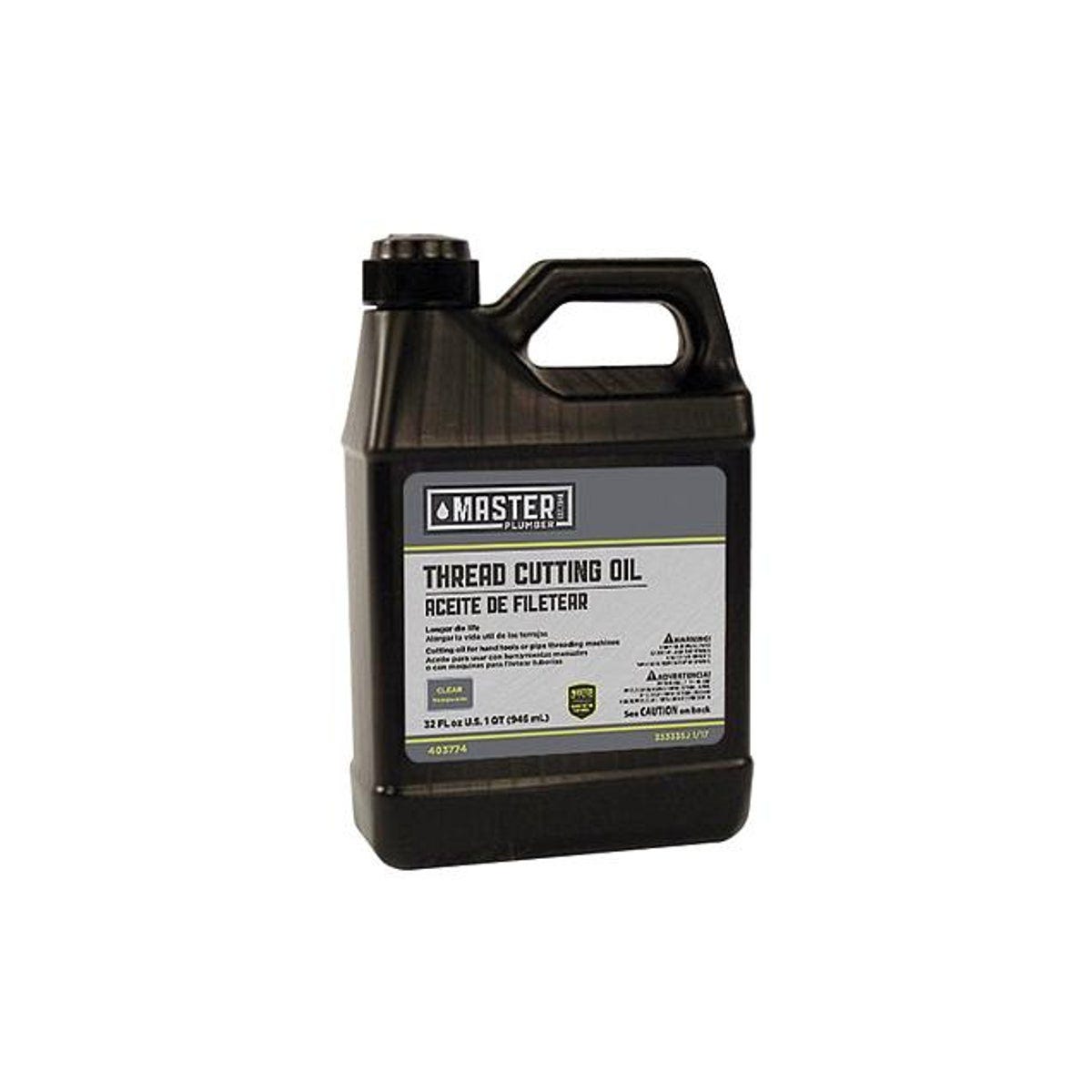 Master Plumber 1 Qt. Thread Cutting Oil Master Plumber 1 Qt. Thread Cutting Oil