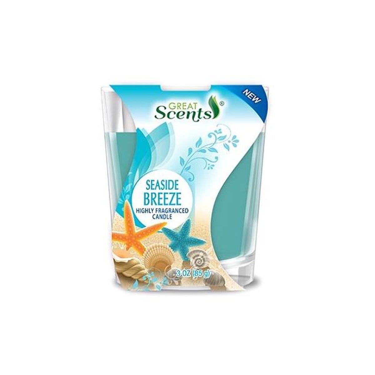 Great Scents 3 Oz. Seaside Breeze Fragranced Candle Great Scents 3 Oz. Seaside Breeze Fragranced Candle