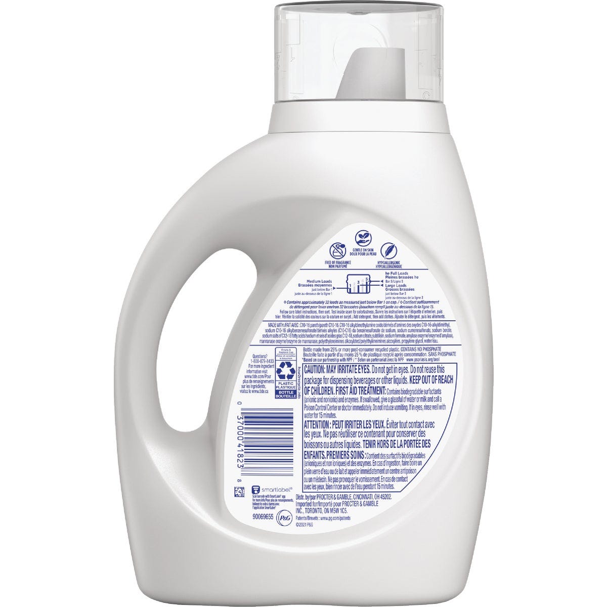 Tide 42 Oz. 32 Load Free & Gentle Liquid Laundry Detergent - photo 2