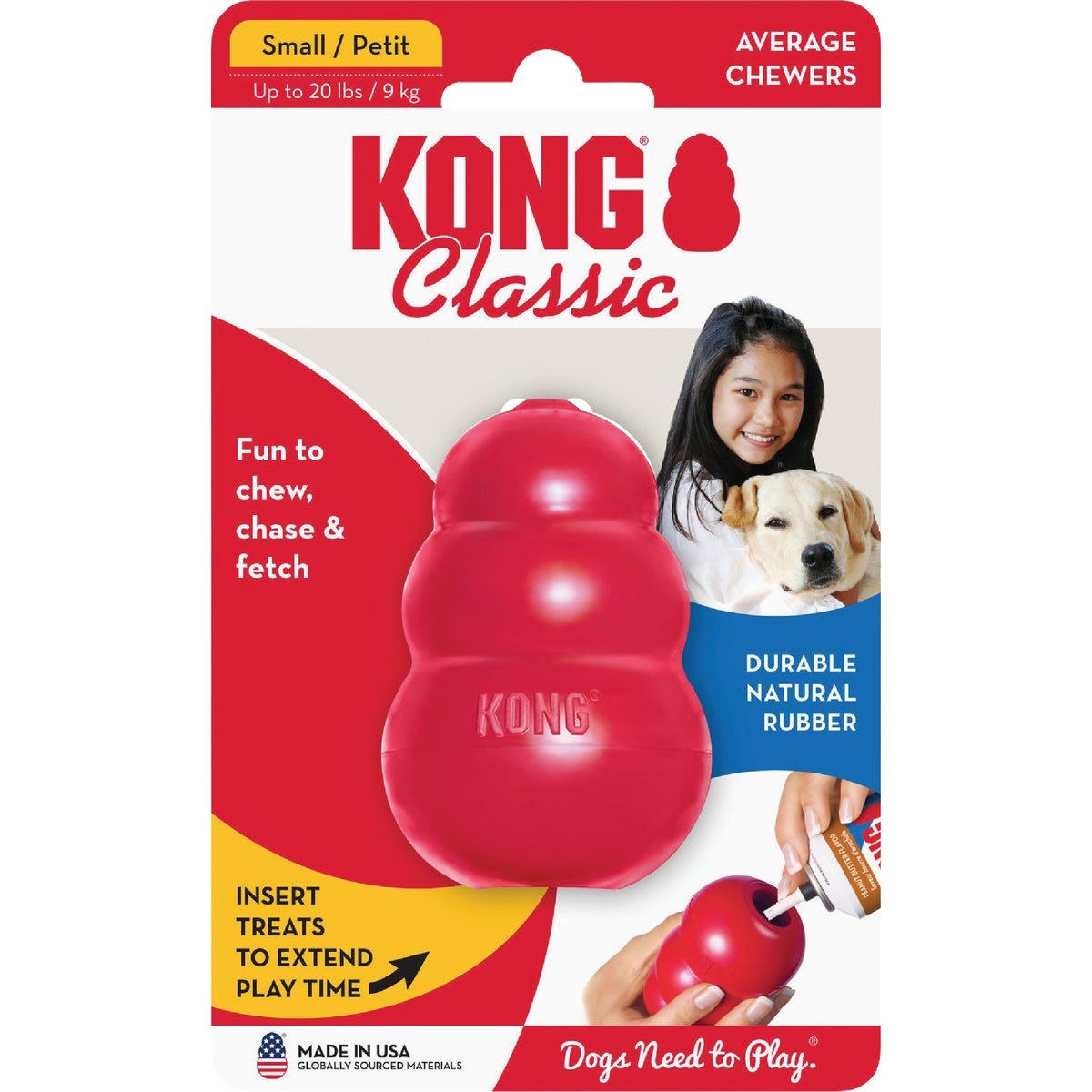 Kong Classic Dog Chew Toy, Up to 20 Lb. - photo 2 Kong Classic Dog Chew Toy, Up to 20 Lb. - photo 2