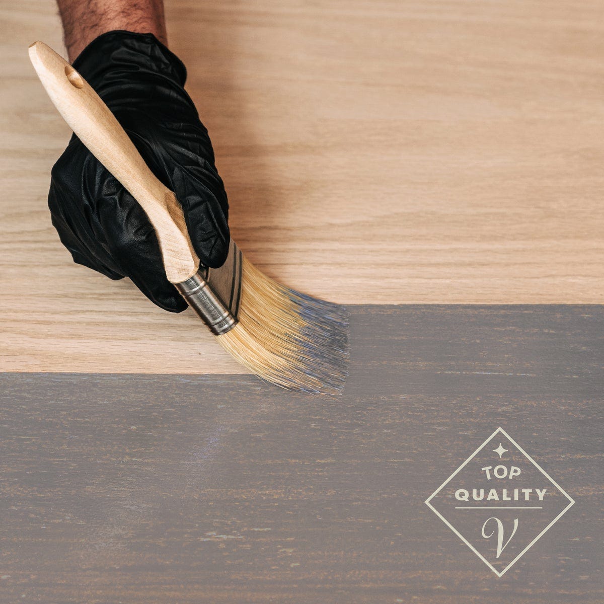Varathane Fast Dry Weathered Gray Urethane Modified Alkyd Interior Wood Stain, 1/2 Pt. - photo 5