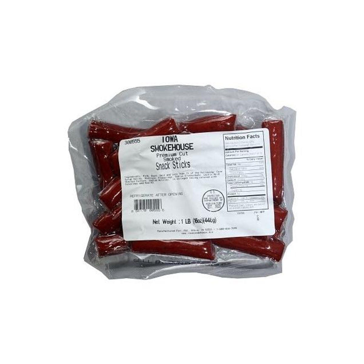 Iowa Smokehouse 16 Oz. Premium Cut Snack Sticks Iowa Smokehouse 16 Oz. Premium Cut Snack Sticks